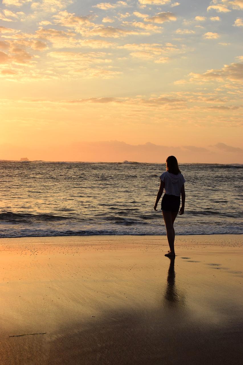 Person meditating in a calm morning room